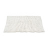Badmat chenille - wit - 40x60 cm