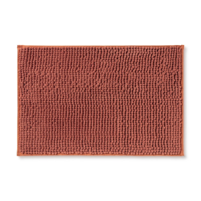 Badmat chenille - terra - 40x60 cm