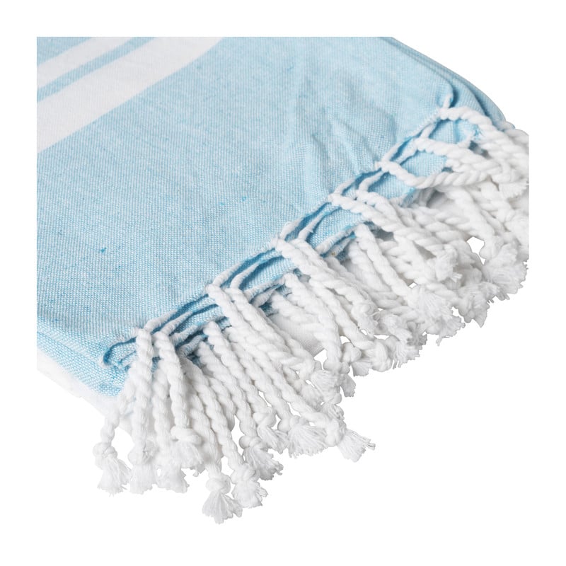 Hamamdoek strepen - blauw - 170x90 cm