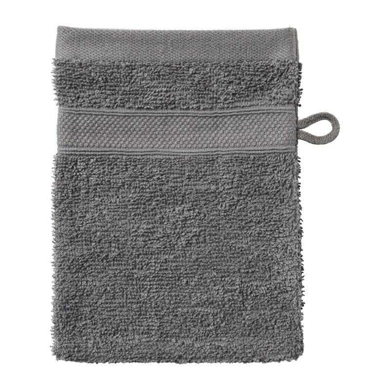 Washandje - antraciet - 16x21 cm
