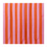 Douchegordijn gestreept - roze/oranje - 180x200 cm