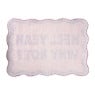 Badmat hell yeah why not - roze - 50x70 cm