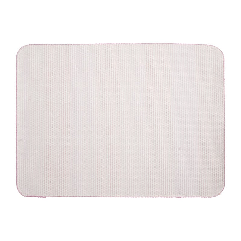 Badmat You Look Good - roze/oranje/wit - 50x70 cm