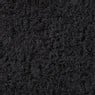 Badmat fluffy - zwart - 45x70 cm