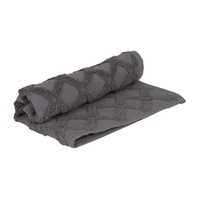 Gastendoek X - 30x50 cm - grijs