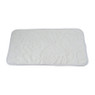 Badmat bladeren - wit - 70x45 cm