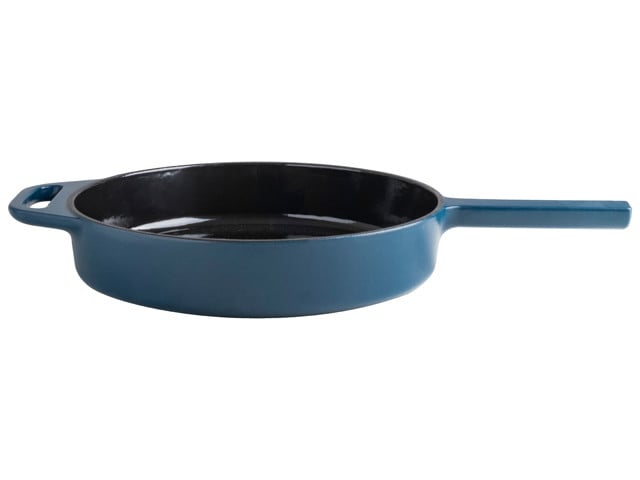 Hugo Kennis koekenpan - gietijzer - blauw/zwart - ø24 cm 