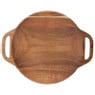 Hugo Kennis borrelplank groot - bruin - ø26 cm