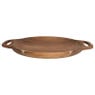 Hugo Kennis borrelplank groot - bruin - ø26 cm