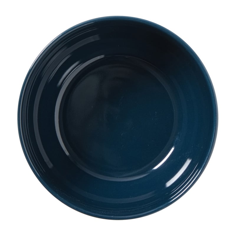 Hugo Kennis schaal - blauw/wit - ø12 cm