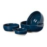 Hugo Kennis schaal - blauw/wit - ø12 cm