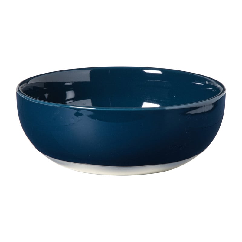 Hugo Kennis schaal - blauw/wit - ø18 cm