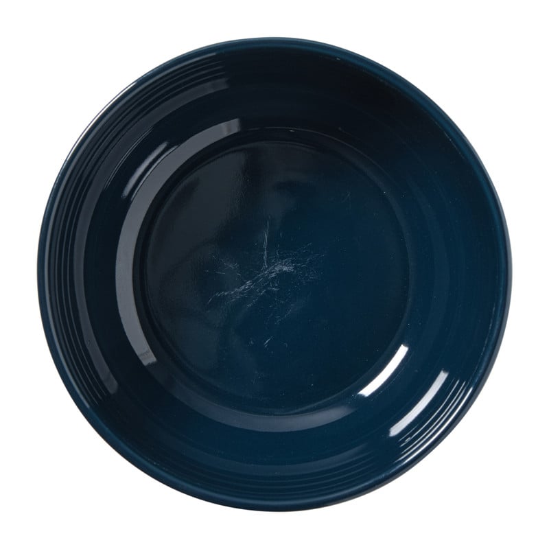 Hugo Kennis schaal - blauw/wit - ø18 cm