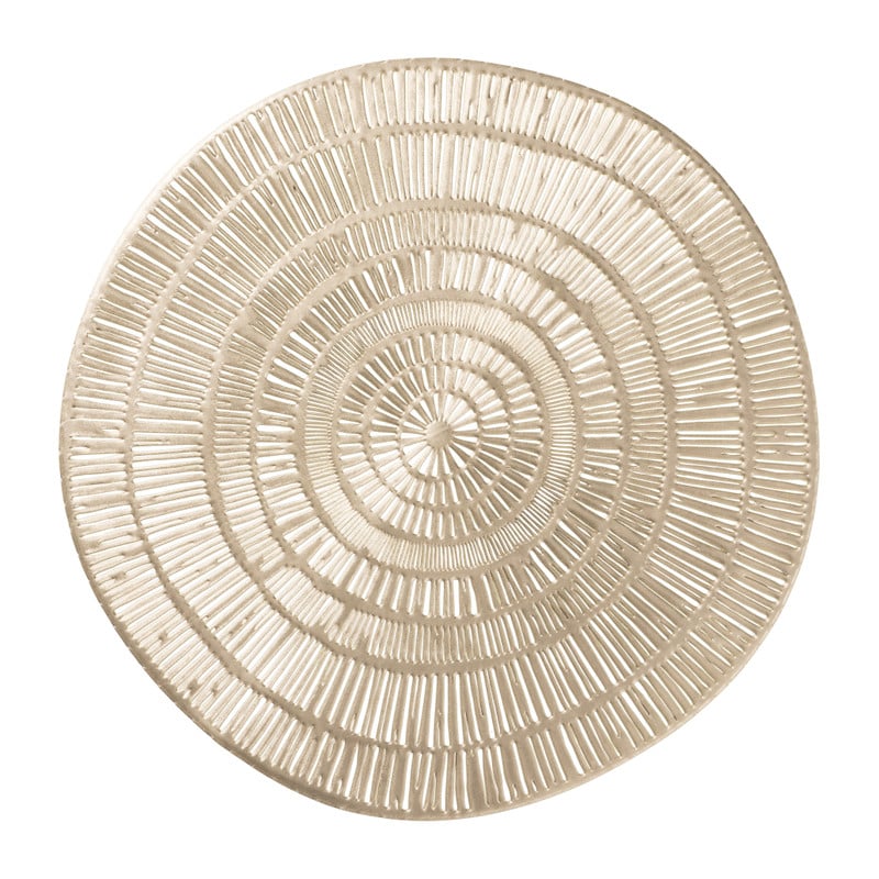 Placemat decoratie - goud - ø38 cm