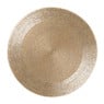 Placemat kraaltjes - champagne - ø33 cm