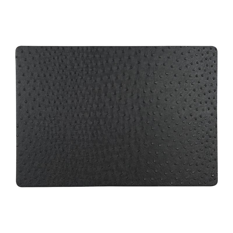 Placemat leatherlook stip - 43x30 cm 