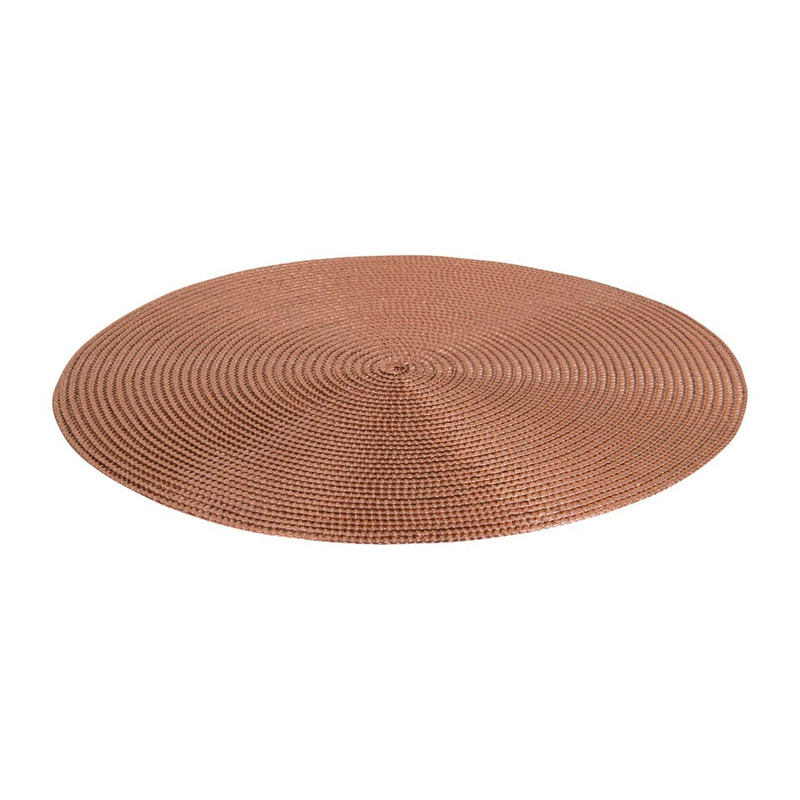 Placemat rond - goud - 38 cm