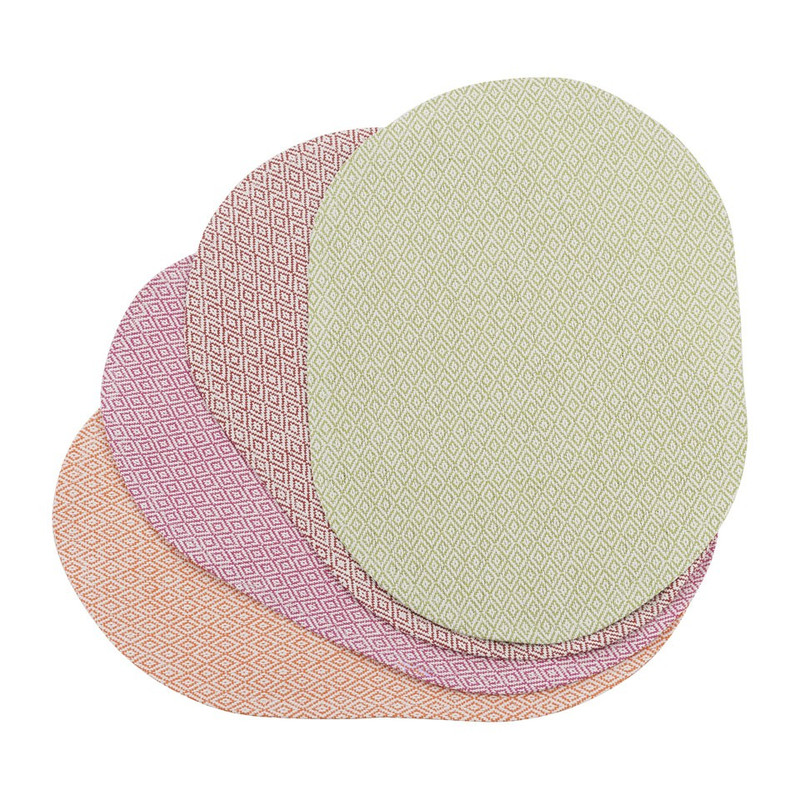 Placemat grafische print - set van 4