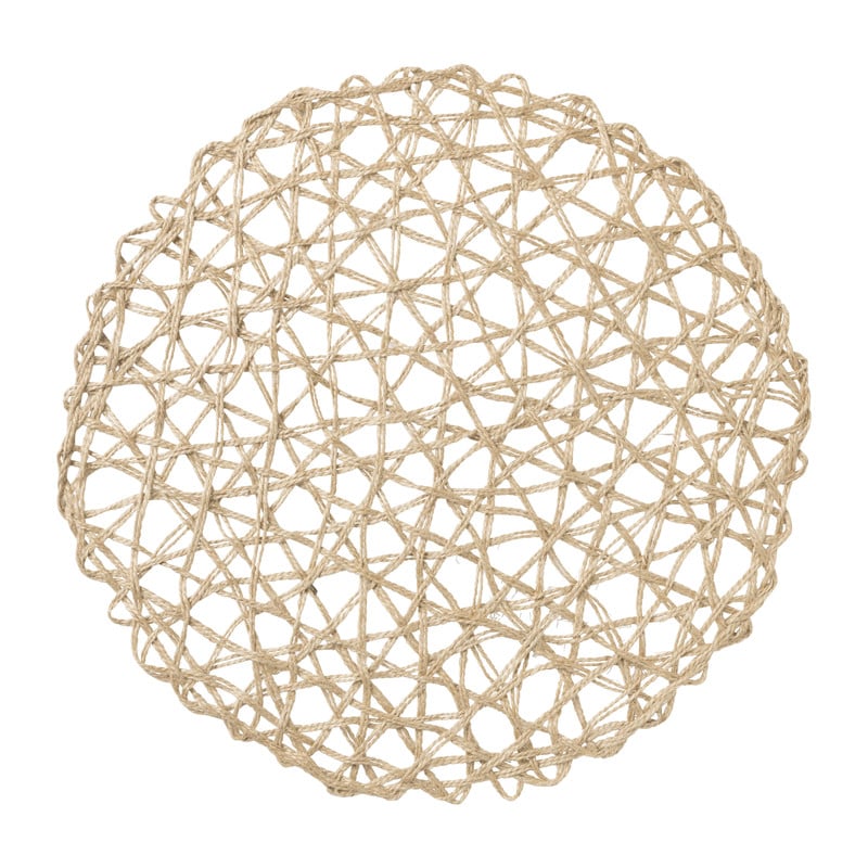 Placemat - jute - ø38 cm