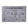 Placemat keuken - 43.5x28.5 cm - diverse varianten