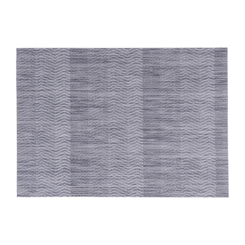 Placemat - grijs/wit - 50 x 35 cm