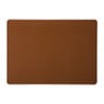 Placemat PU leer - bruin - 46x33 cm