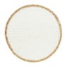 Placemat waterhyacint - wit - ⌀38 cm 