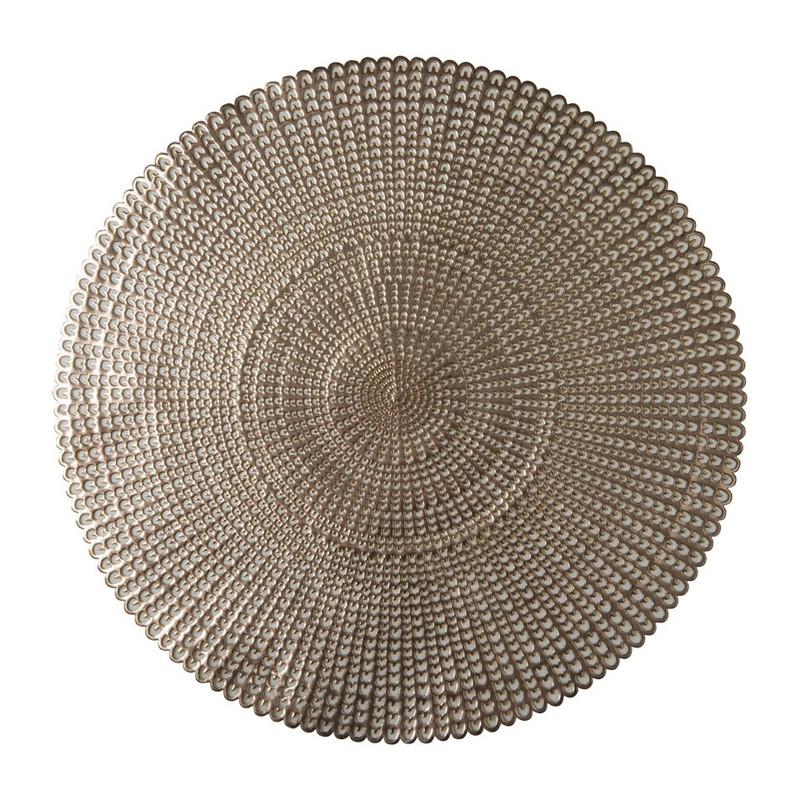 Ronde placemat - goud - 40 cm