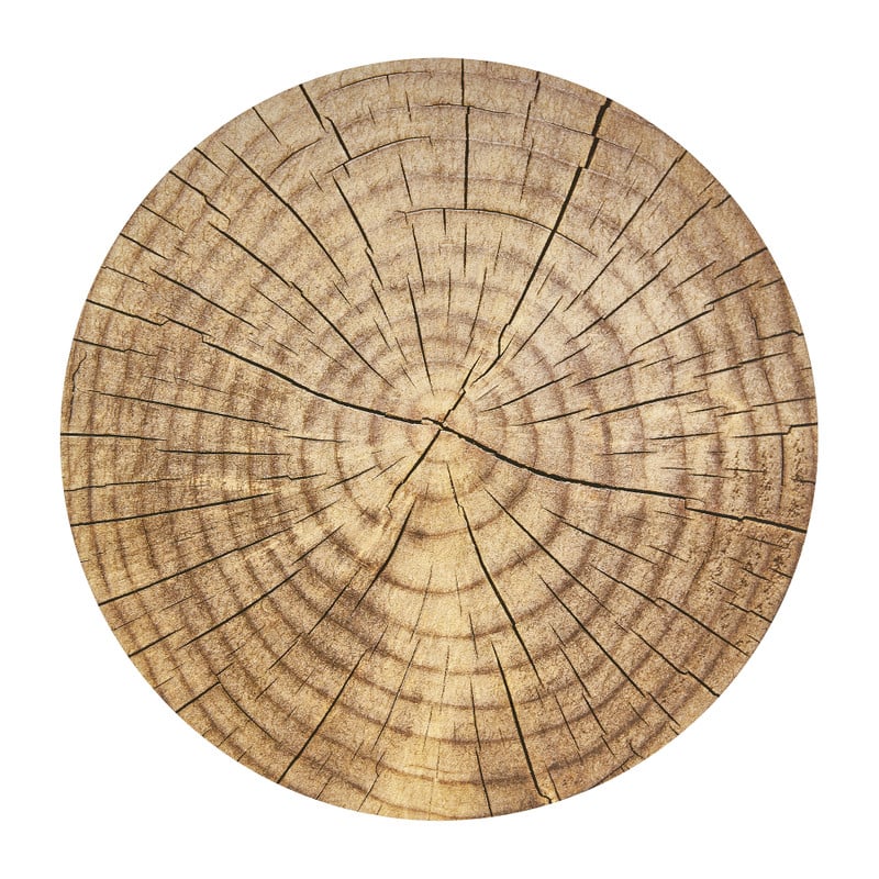 Placemat rond houtdecoratie - ø38 cm
