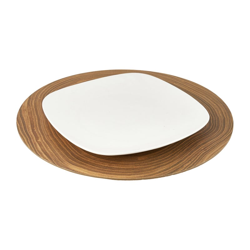 Placemat rond houtdecoratie - ø38 cm