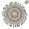 Placemat met franjes - diverse varianten - ⌀38 cm 