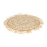 Placemat rond met franjes - ⌀38 cm