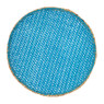 Placemat waterhyacint - turquoise - ⌀38 cm