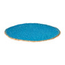 Placemat waterhyacint - turquoise - ⌀38 cm