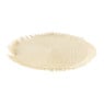 Placemat franjes - zand - ⌀38 cm