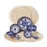 Placemat franjes - zand - ⌀38 cm
