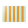 Placemat streep - groen/oranje - 30x45 cm