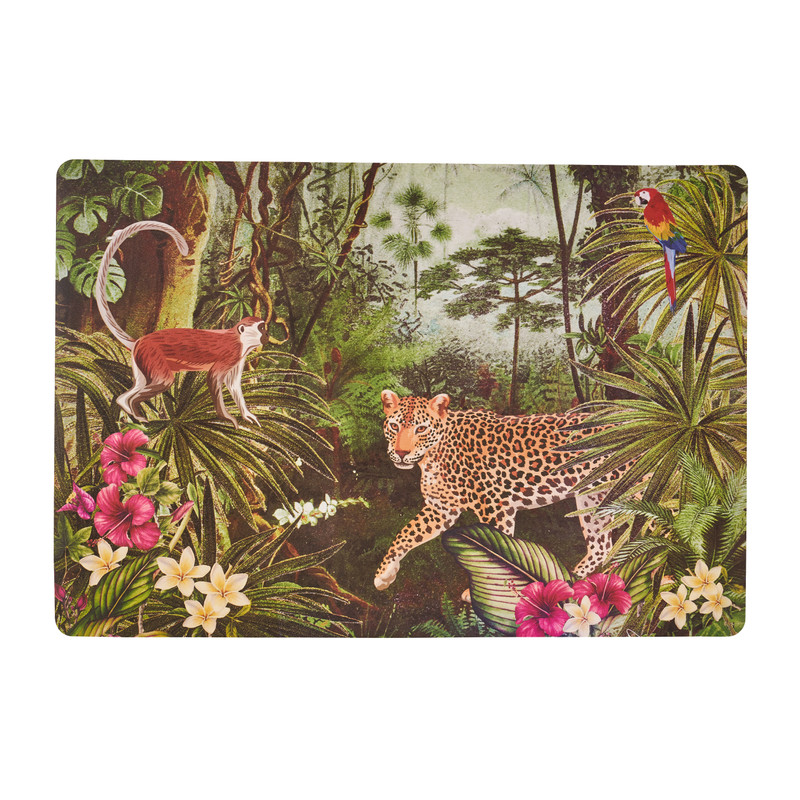 Placemat jungle paradijs - 42x29.5 cm 
