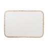 Placemat vilt/riet - 47x32 cm
