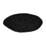 Placemat zeegras - zwart - ⌀38 cm