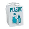 Afvaltassen - set van 3 - metaal/papier/plastic