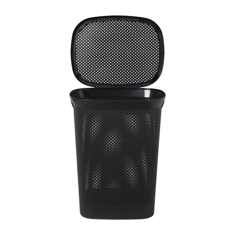 Wasmand - zwart - 60 liter