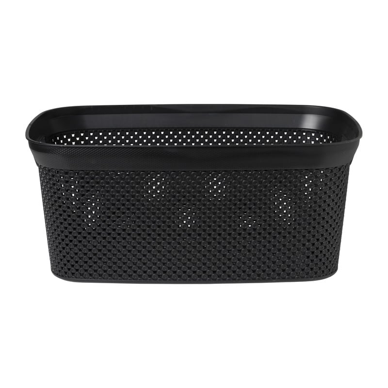 Wasmand - zwart - 35 liter