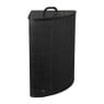 Wasmand bamboe hoek - zwart - 72 liter
