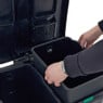 EKO Rejoice pedaalemmer- 2x30 liter-mat RVS