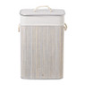 Wasmand bamboe - grijs - 72 liter 