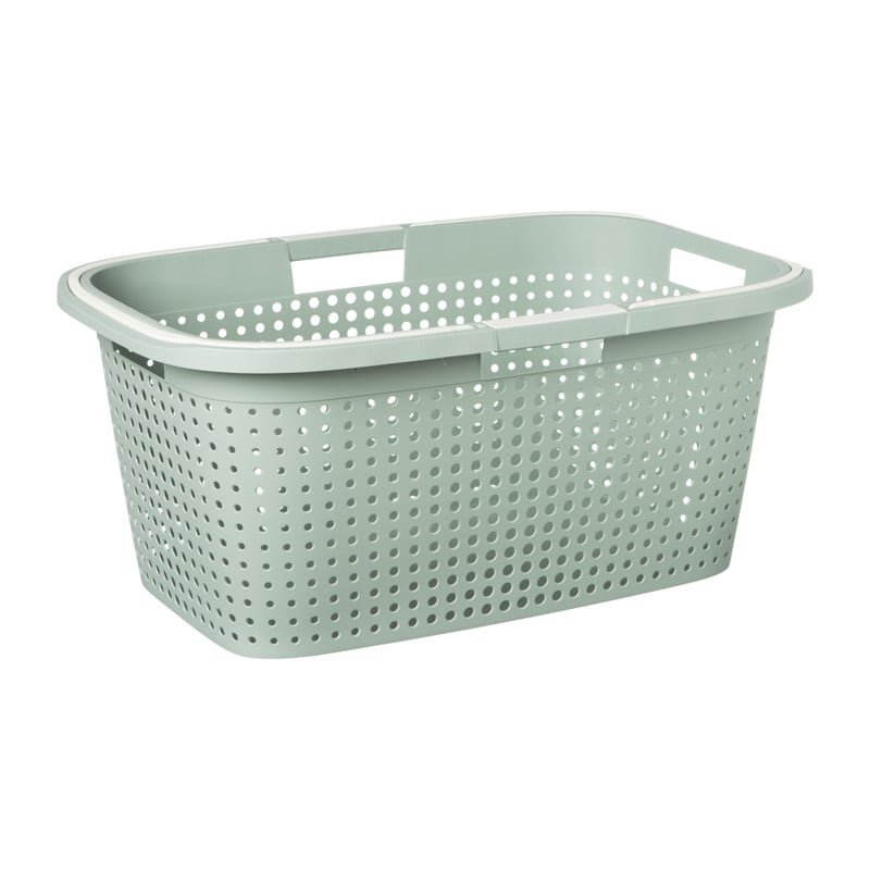 Wasmand Novi met handvat  - groen - 38 liter 