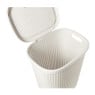 Wasmand met deksel - beige - 57 liter