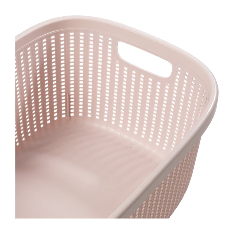 Wasmand - roze - 32 liter 