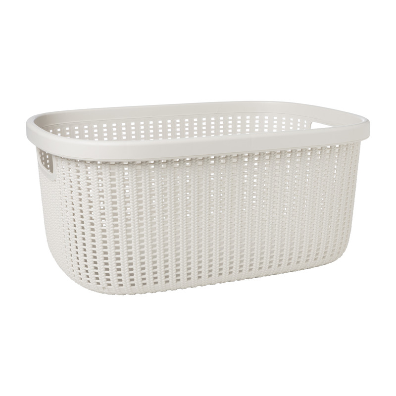 Wasmand - beige - 32 liter 